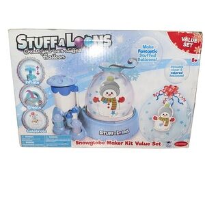 Stuff-A-Loons Snowman Value Set Balloon Maker Kit Balloon Snowglobe Age 8+ NIB